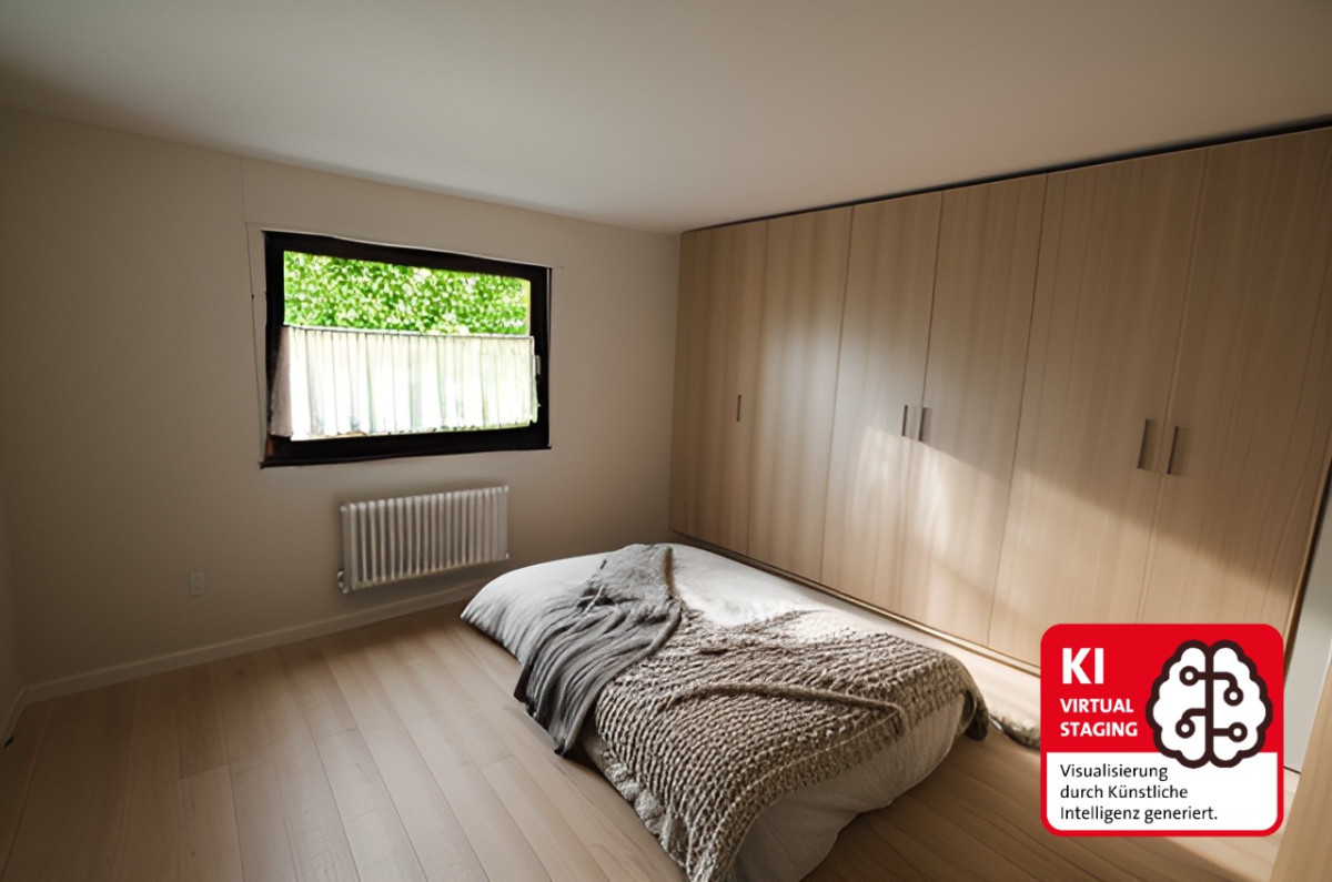 ein Schlafzimmer im Obergeschoss