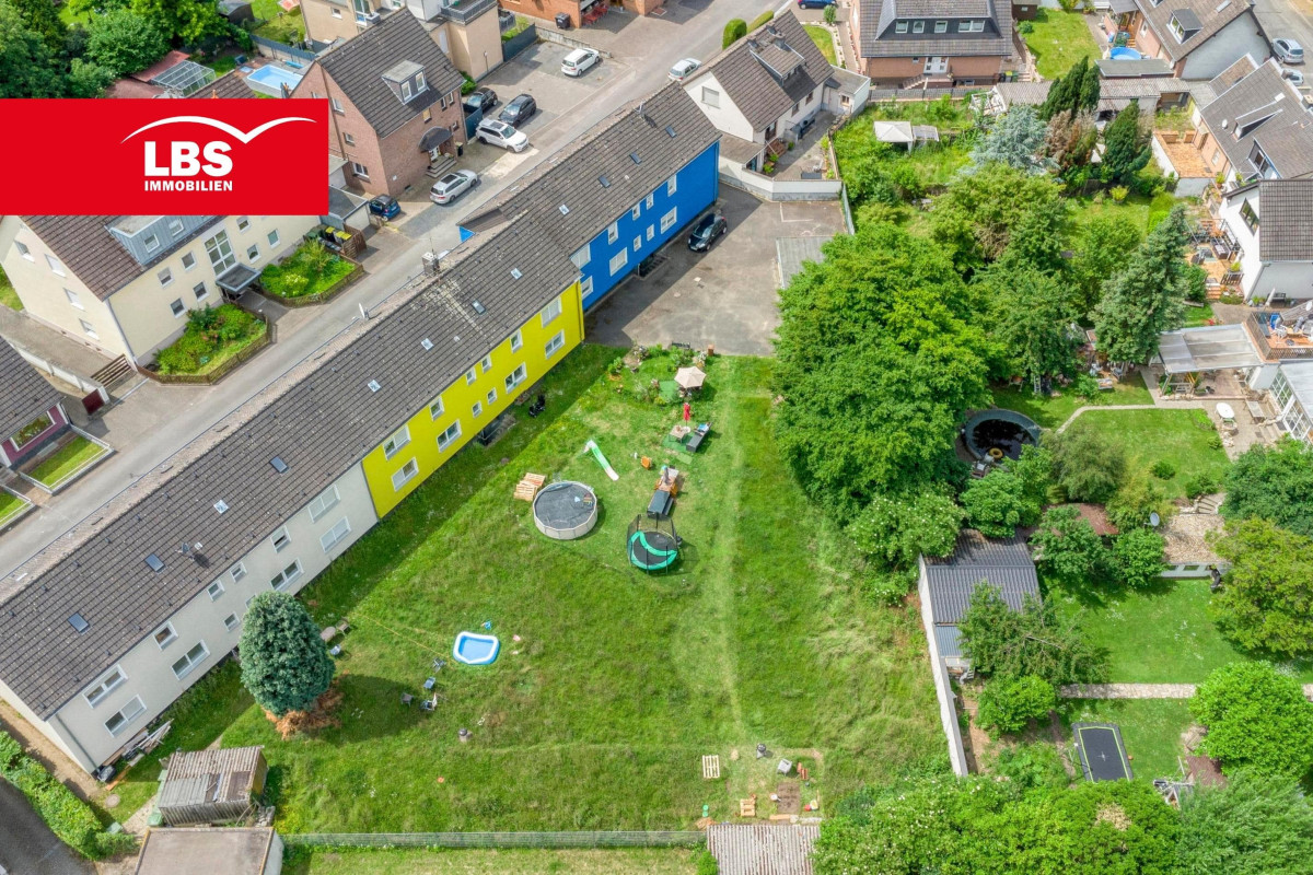 Gartenansicht Drohne