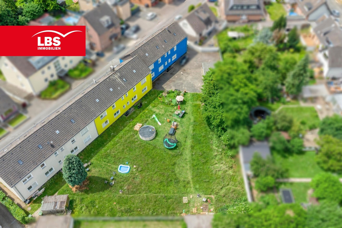 Gartenansicht Drohne