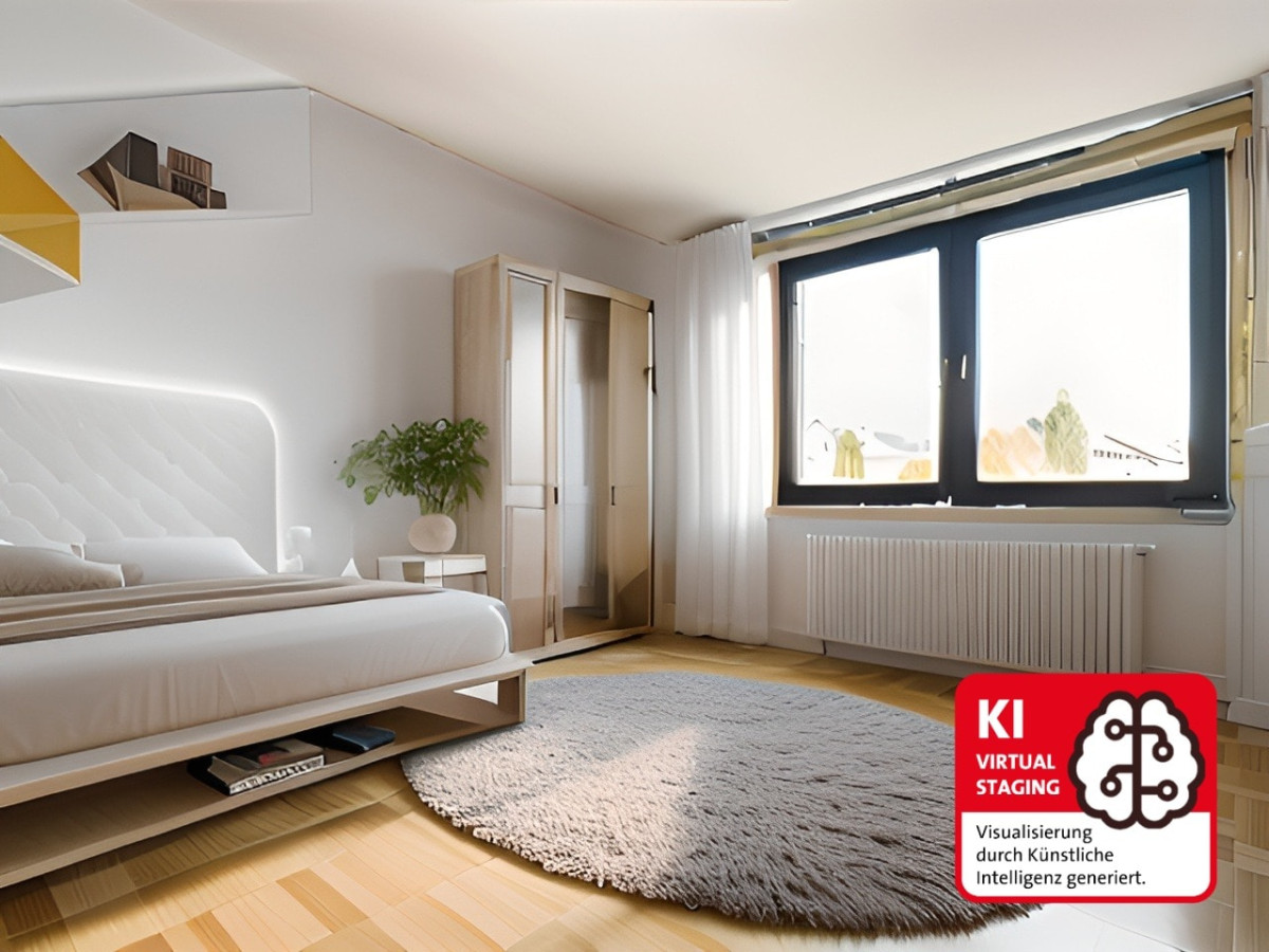 1. OG Schlafzimmer-Homestaging