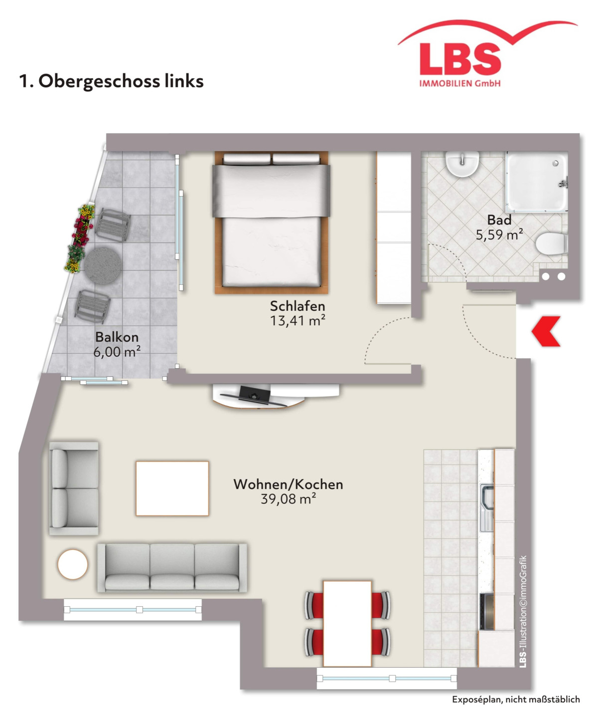 1. Obergeschoss links