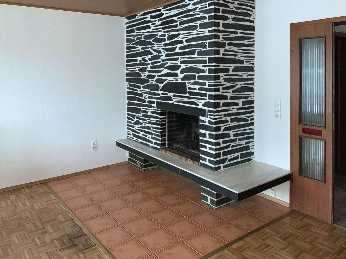 Kamin im Wohnzimmer 1Etage