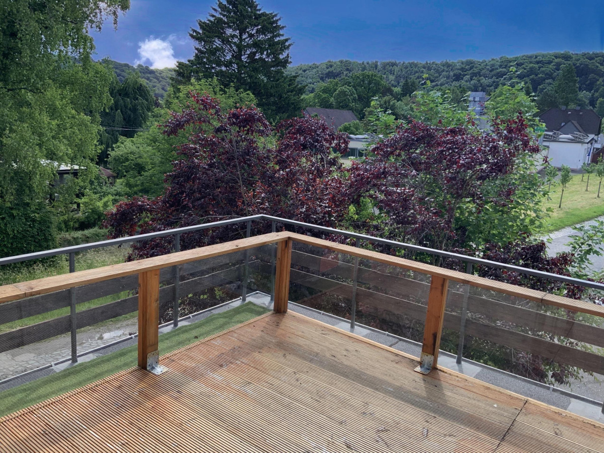 Blick von der Dachterrasse