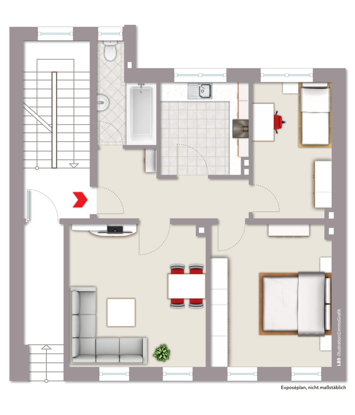 immoGrafik-Exposeplan-EG