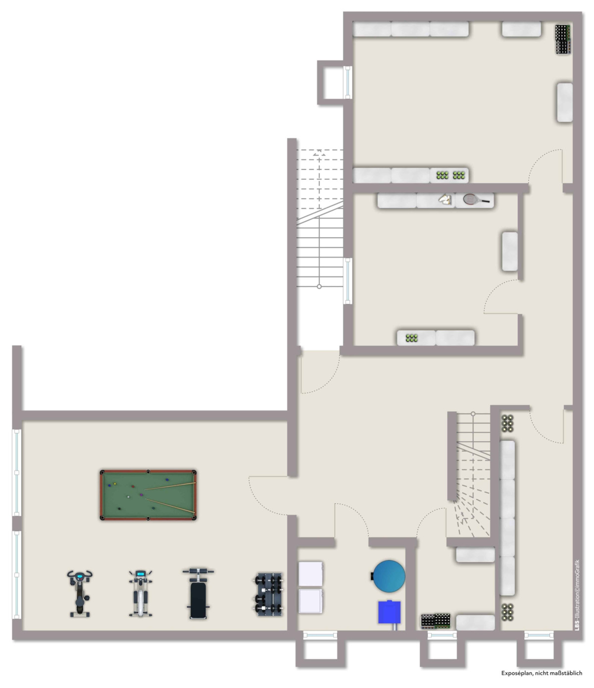 Grundriss Untergeschoss