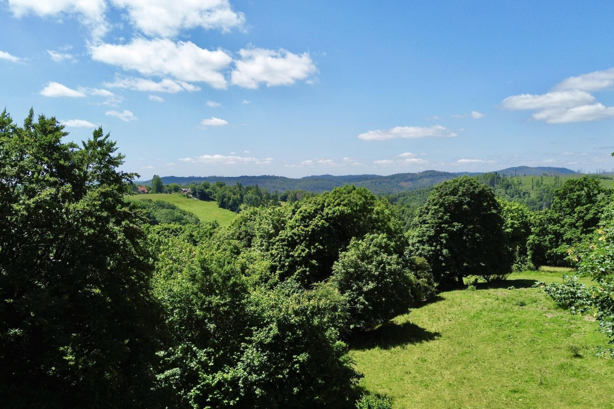 Blick vom Balkon