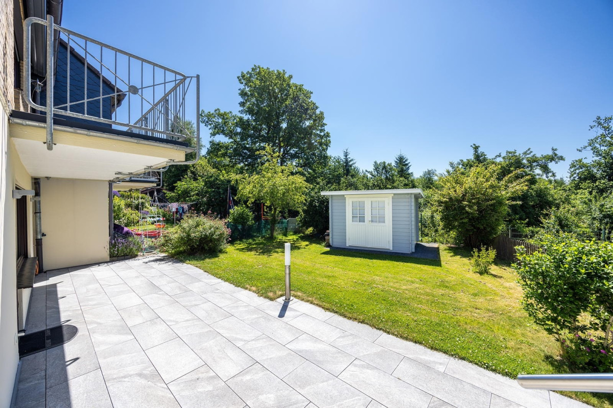 Terrasse, Gartenhaus, Balkon