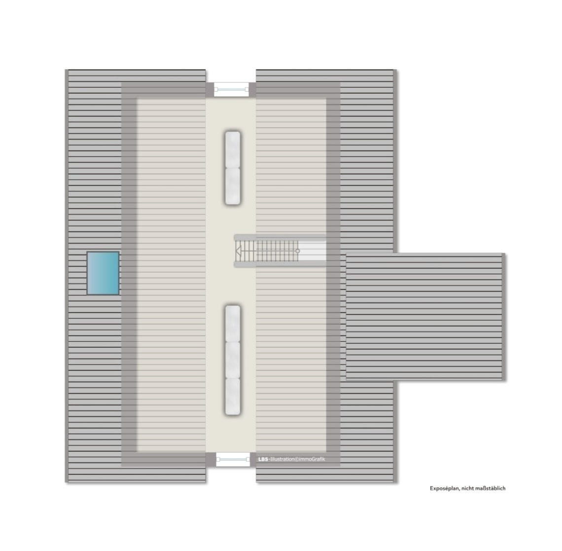 Grundriss Spitzboden