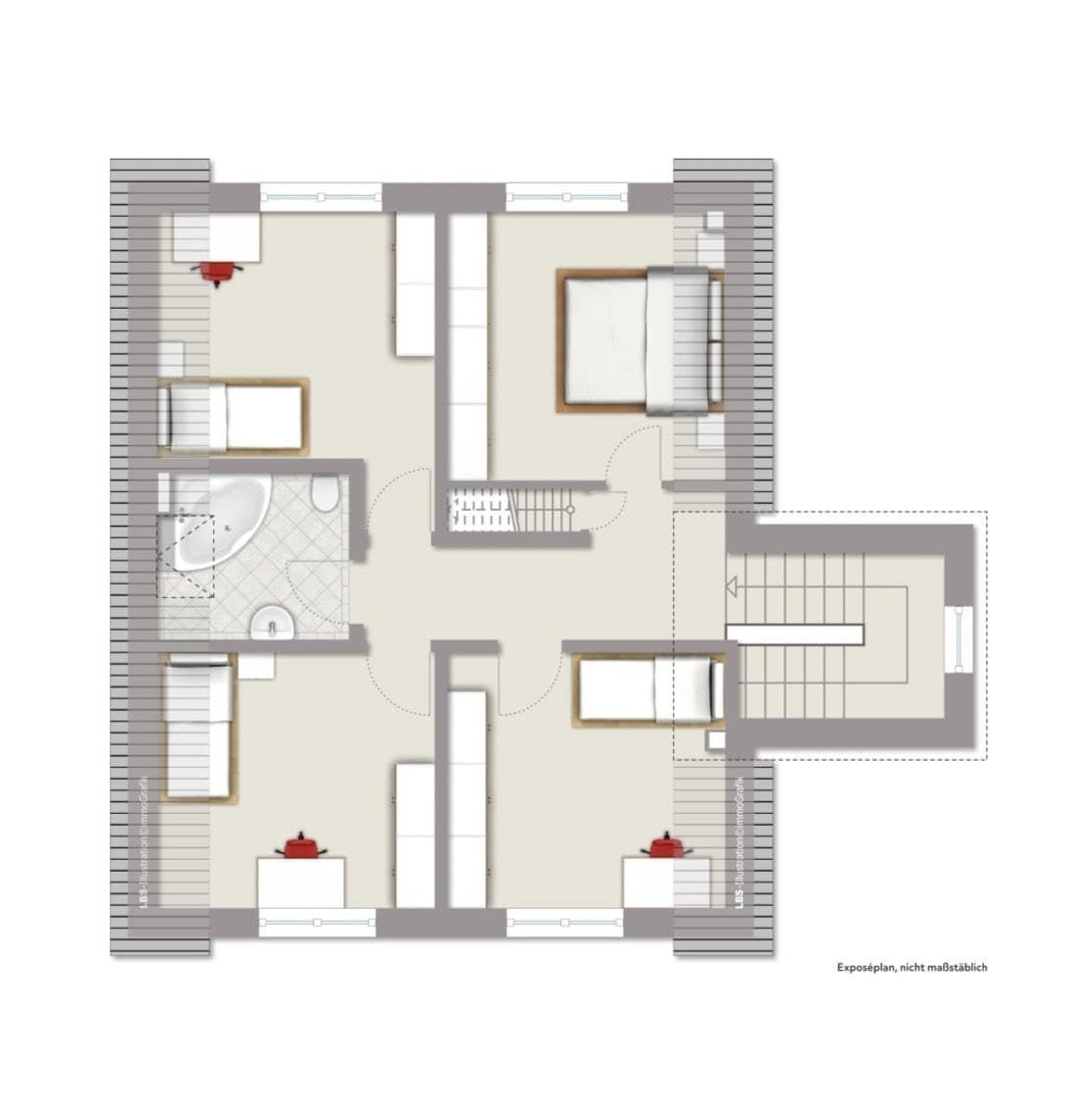 Grundriss Obergeschoss