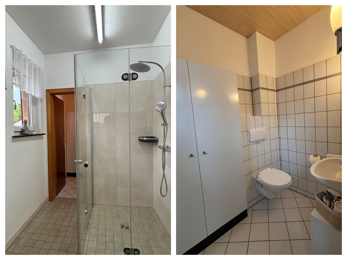 EG links - Dusche und WC