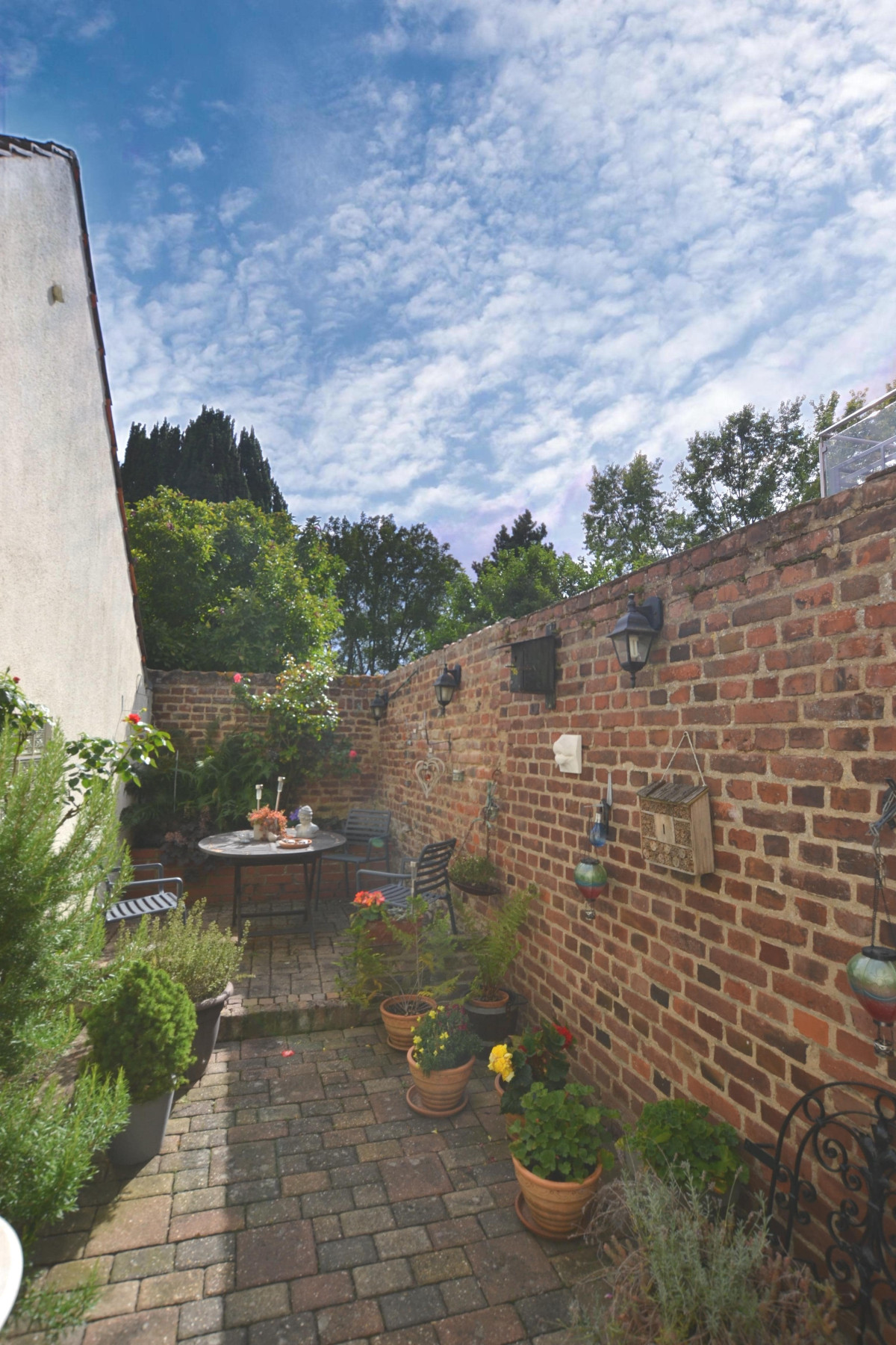 Uneinsehbare Terrasse