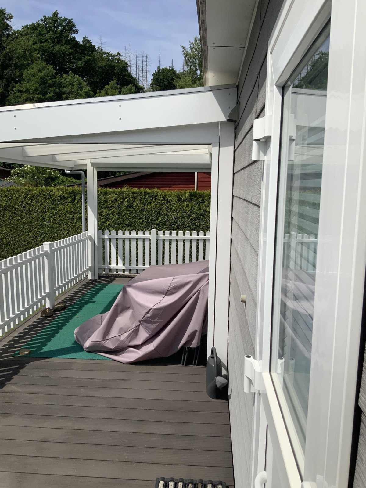 Überdachter Terrassenbereich