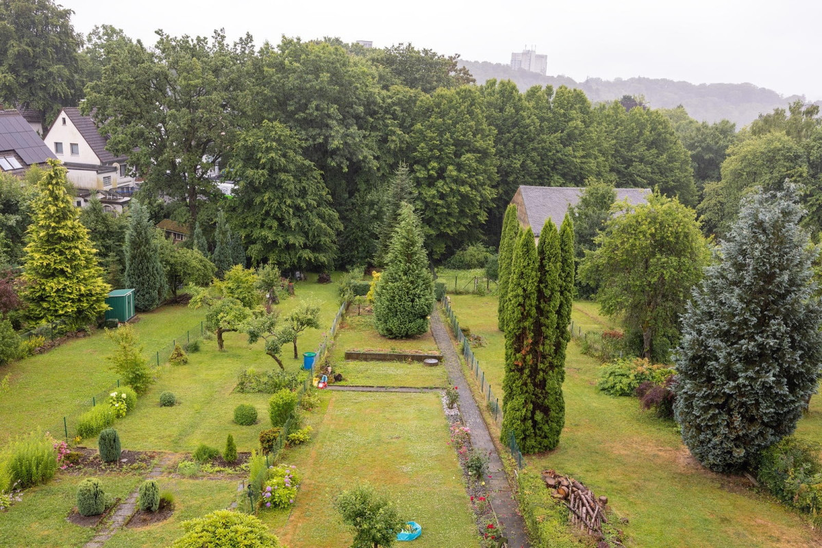 Aussicht auf den Garten
