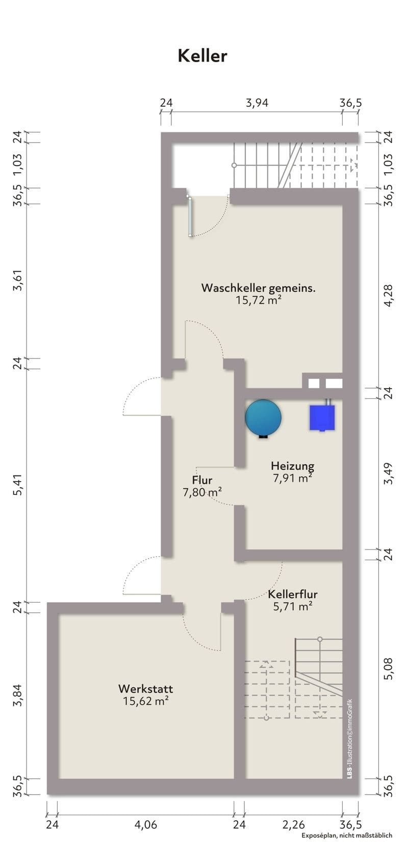 Grundriss Keller