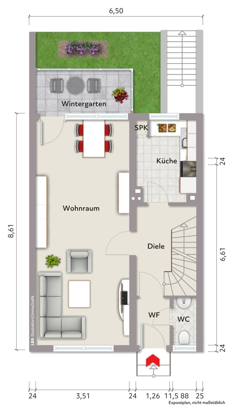 Grundriss Erdgeschoss