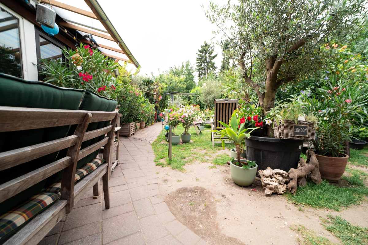 Liebevoll angelegter Garten